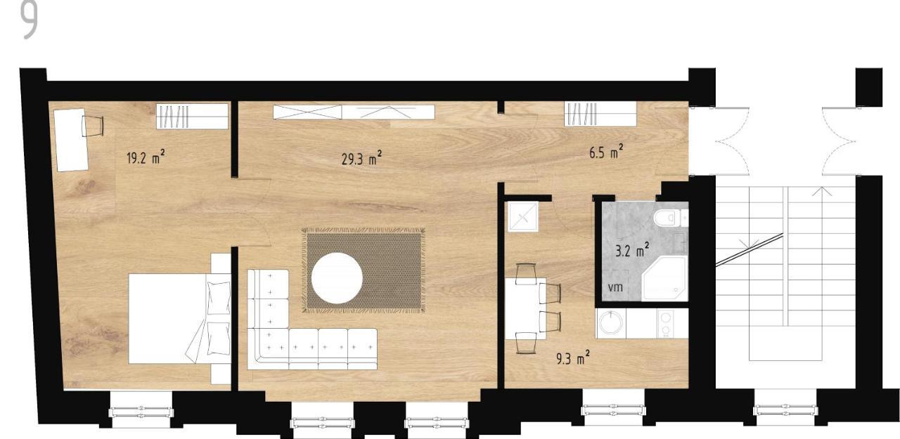 Gourmet Storie'S Ap 68Sqm Renovated Free Parking Apartment รีกา ภายนอก รูปภาพ